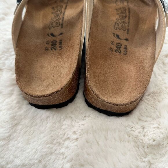 Birkenstock Birkis blue floral double strap sandals size EU 37 - Picture 6 of 9